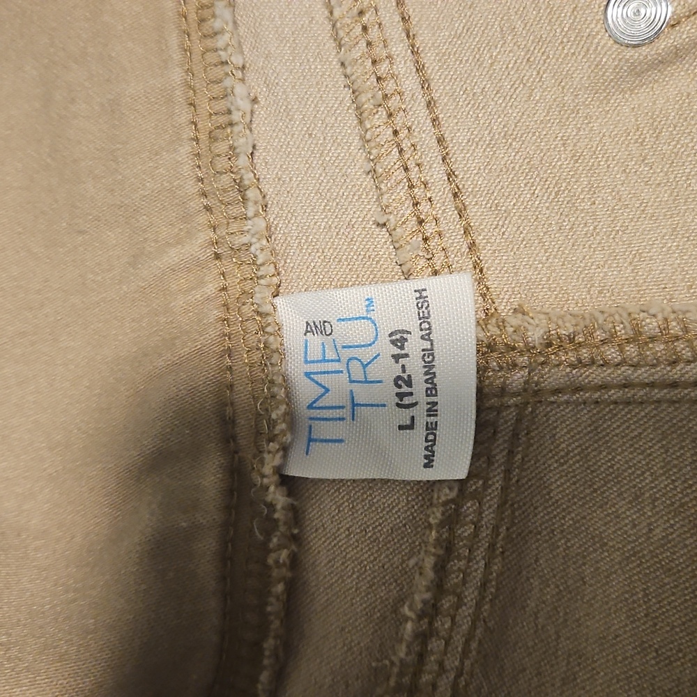 Time and Tru Light Brown Capri - Picture 2 of 4